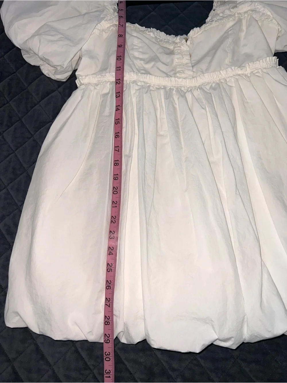 Free People Rendezvous Me Mini Dress Women’s Large Puff Sleeve Babydoll O